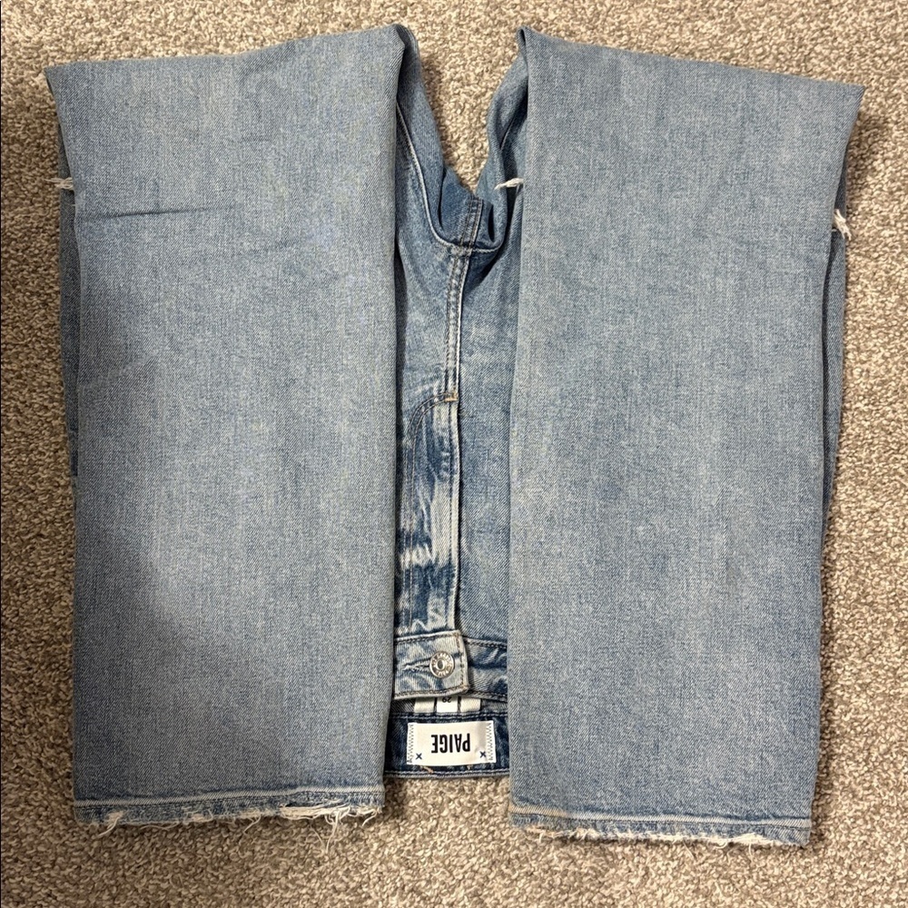 PAIGE Noelle High Rise Light Blue Jeans - Picture 7 of 7